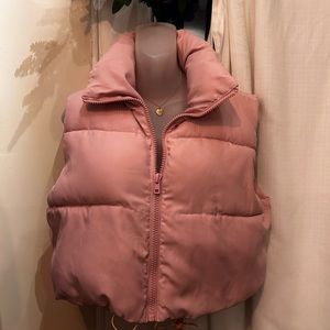 Pink Puffer Vest